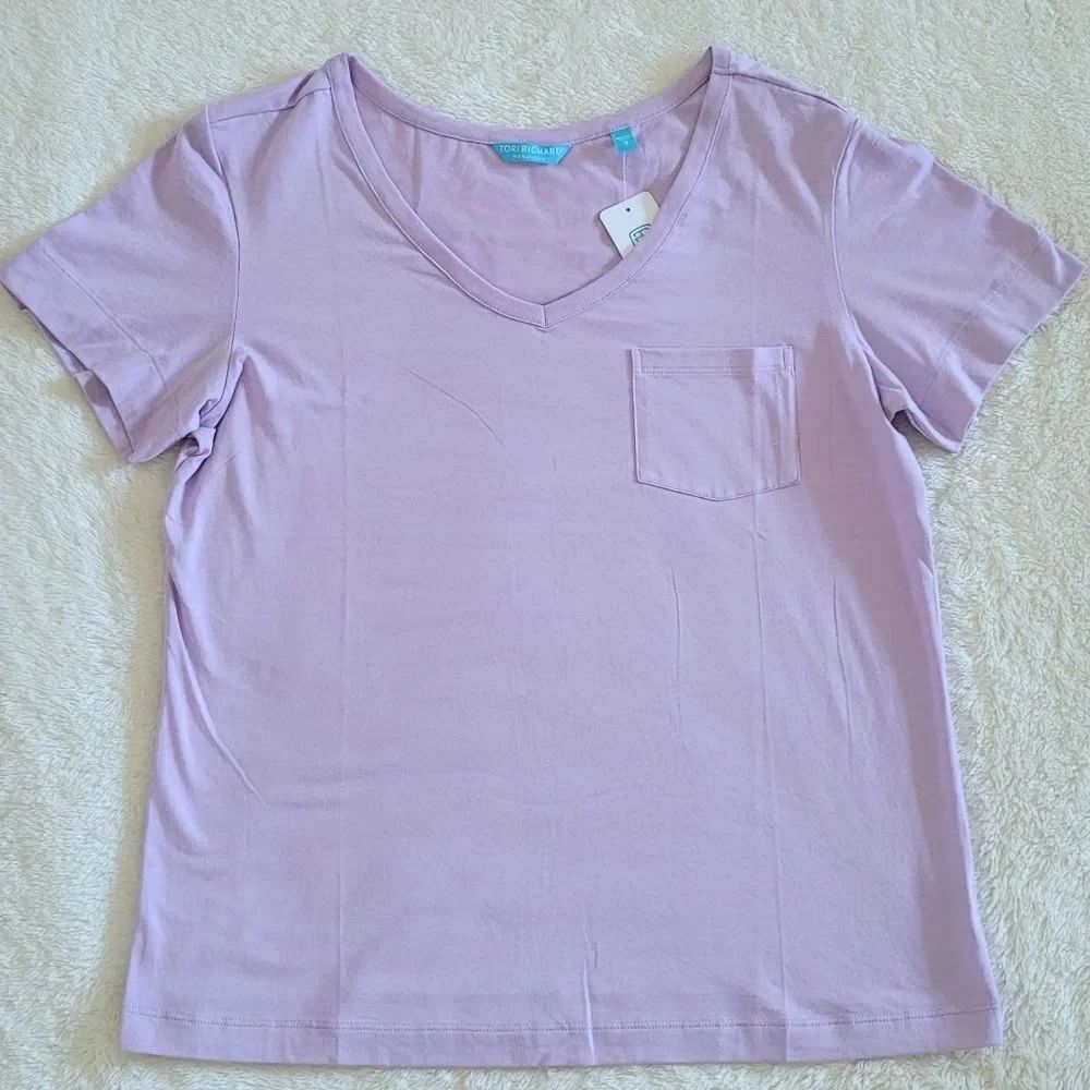 Tori Richard Ashley Top in Lilac💜 - NWT